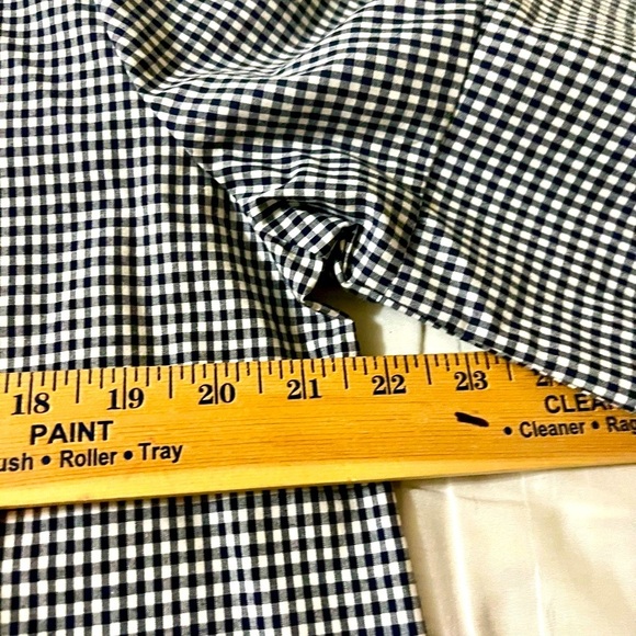 Van Heusen Black and White Bell Sleeve Blouse - Large - Picture 5 of 6